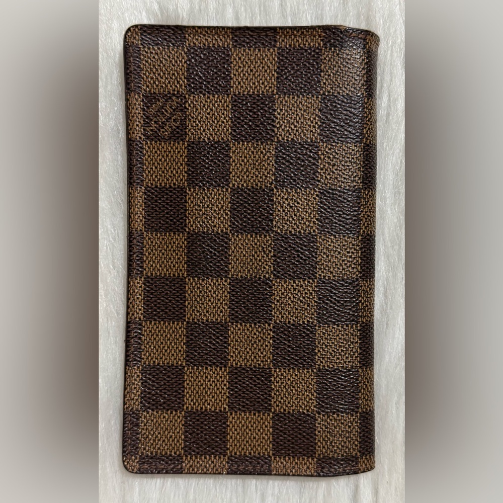 Authentic Vintage Louis Vuitton Damier Ebene Pattern Bifold Wallet GUC - Picture 2 of 15